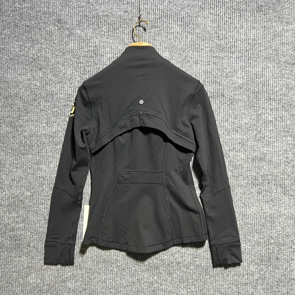 Lululemon Define Jacket Women 8 Black CU Buffaloes Luon Full Zip Activewear - Picture 9 of 13